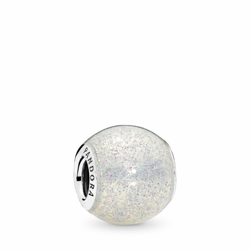 Pandora Australia Glitter Ball Charm - Sterling Silver | DECMWO146